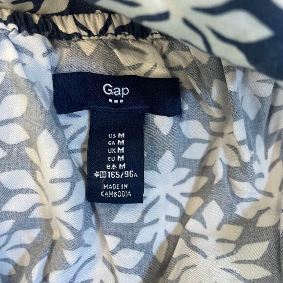 Gap Spaghetti Strap Elastic Waist Sundress Sz M - Picture 4 of 5